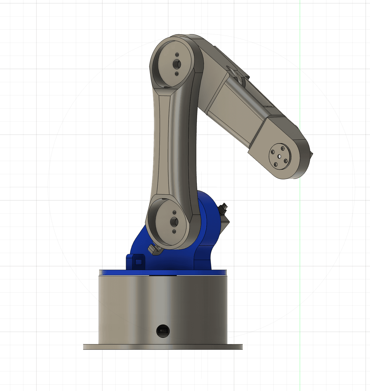 Robotic arm angle calculation